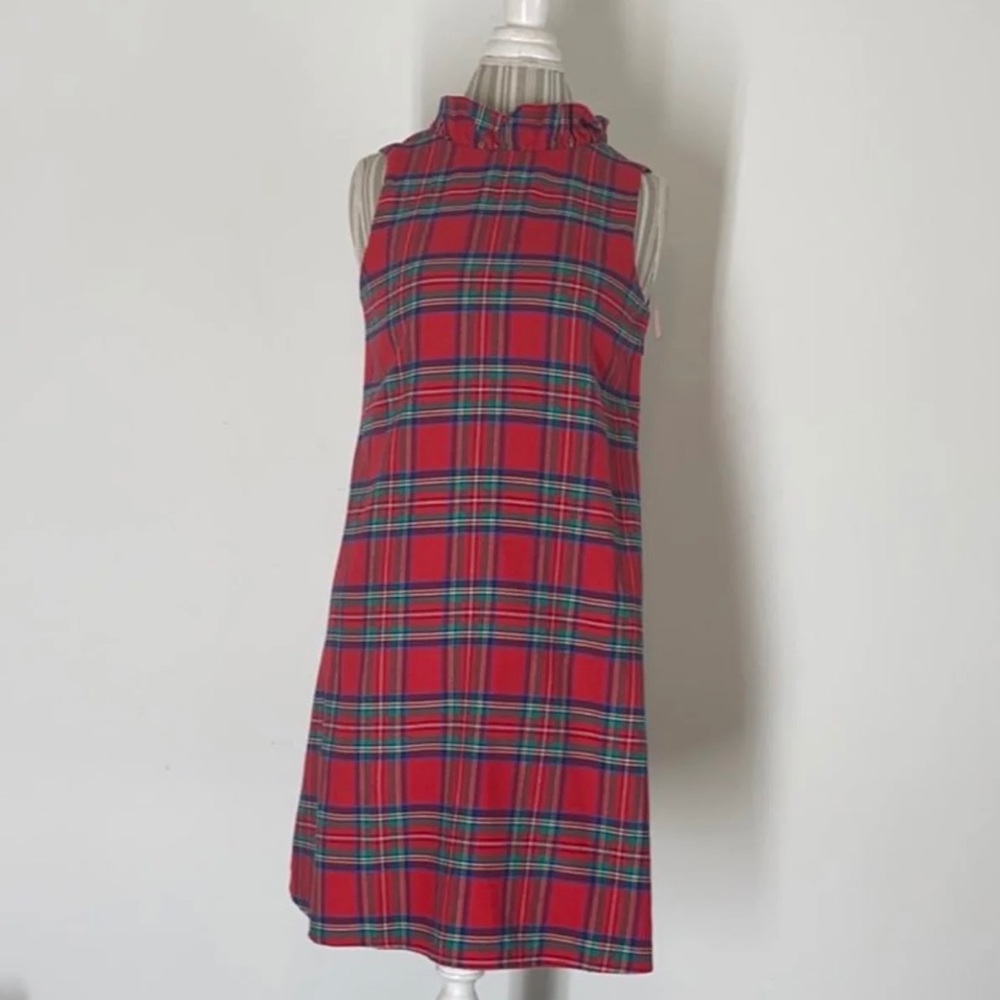 NWT: Vineyard Vines Red Plaid Dress: Holiday Party Dress